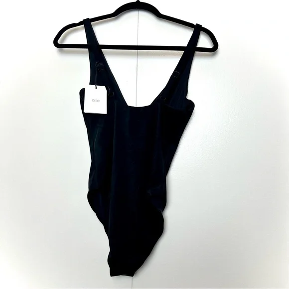 ONIA Sylvie One Piece Bathing Suit Black NWT - Picture 7 of 9